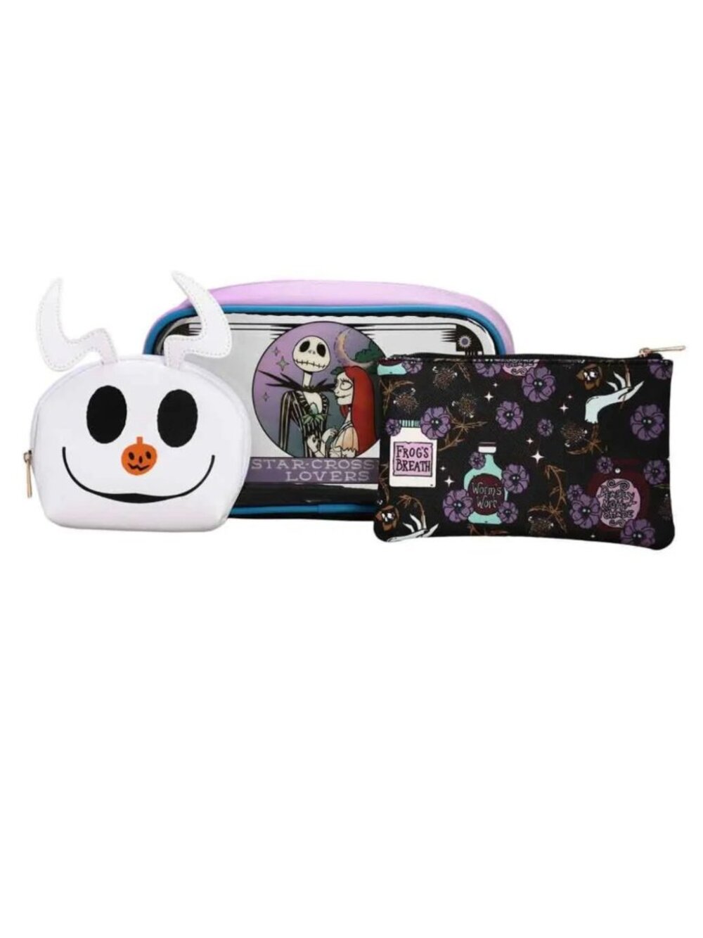 Disney Nightmare Before Christmas Travel Toiletry Bags 3-Piece Set